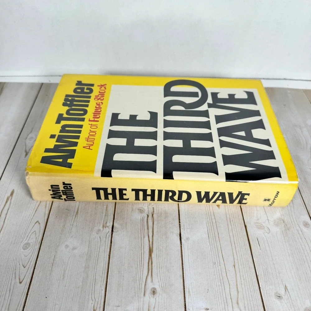 The Third Wave Alvin Toffler 1980 Hardcover William Morrow Futurology Social
